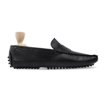 Xaden – Premium Black Leather Loafers